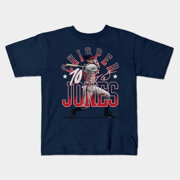 Chipper Jones Atlanta Arch Kids T-Shirt by ganisfarhan